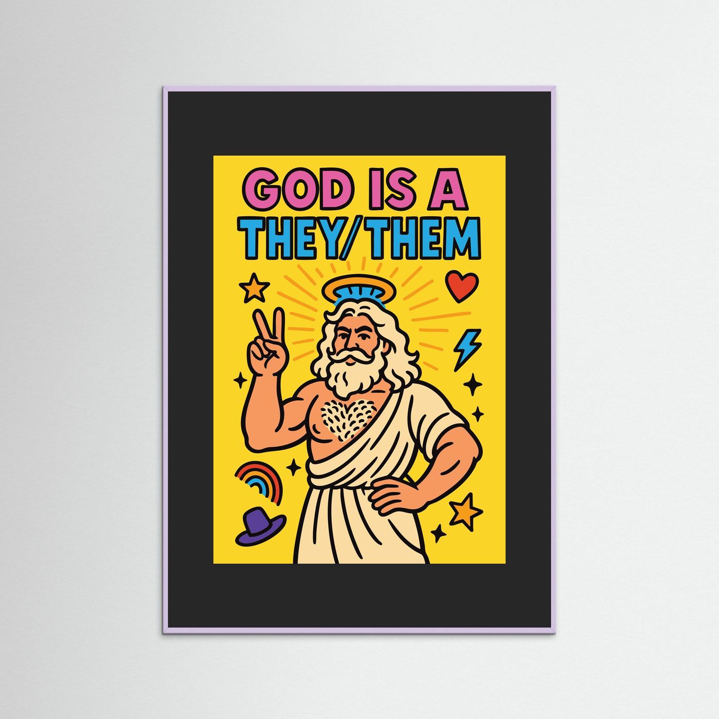 God is a They/Them | Fine Art Paper