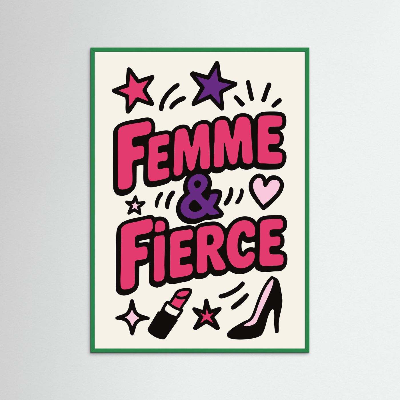 Femme & Fierce | Fine Art Paper