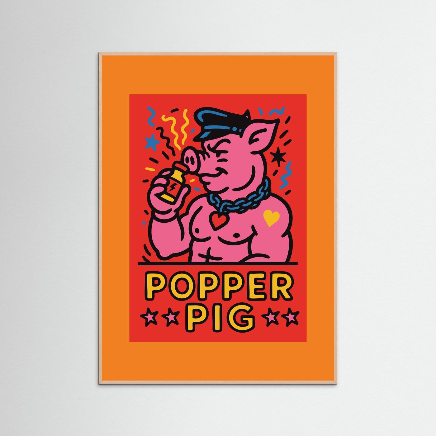 Popper Pig | Fine Art Paper