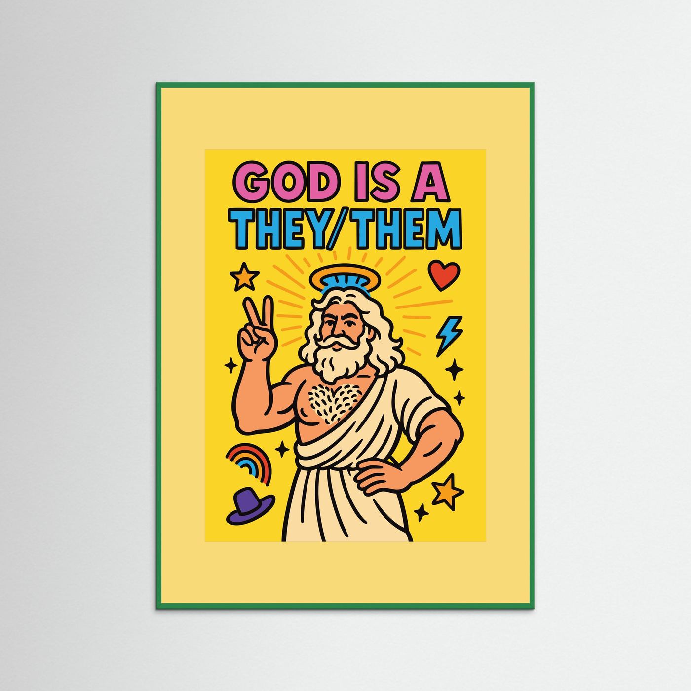 God is a They/Them | Fine Art Paper