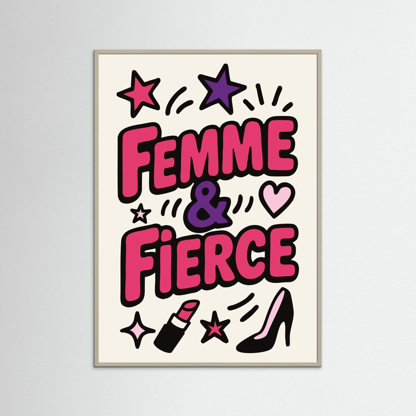 Femme & Fierce | Fine Art Paper