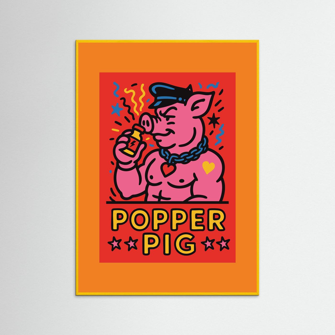 Popper Pig | Fine Art Paper