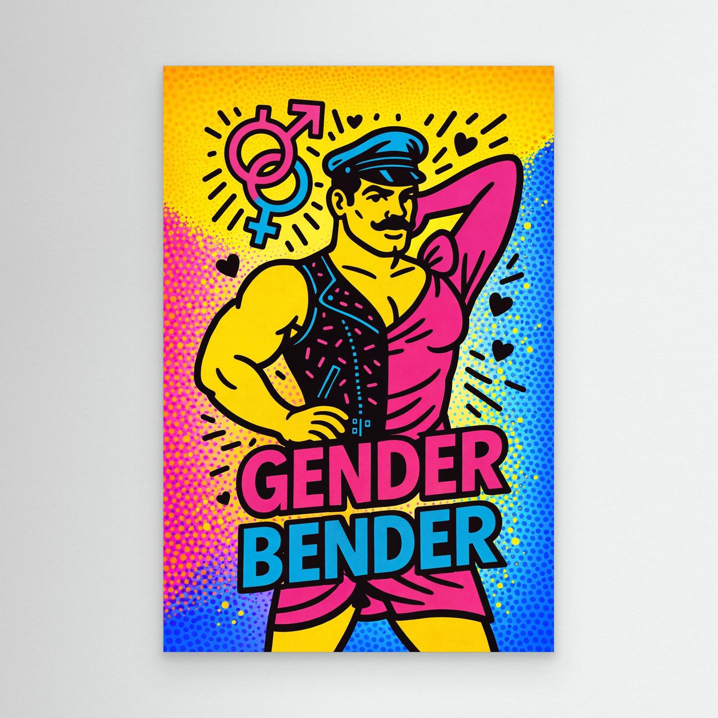 Gender Bender (Halftone Ver.) | Canvas