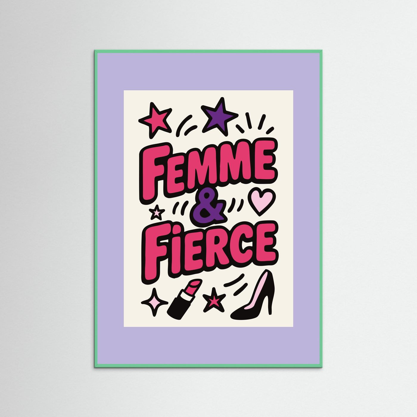Femme & Fierce | Fine Art Paper