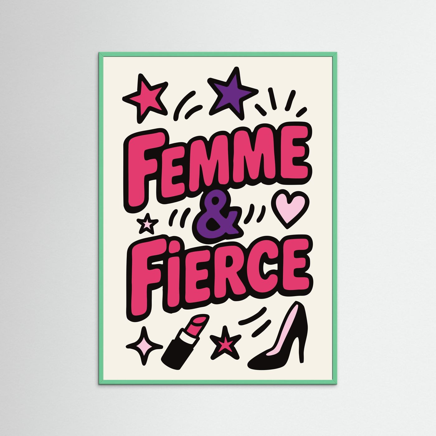 Femme & Fierce | Fine Art Paper
