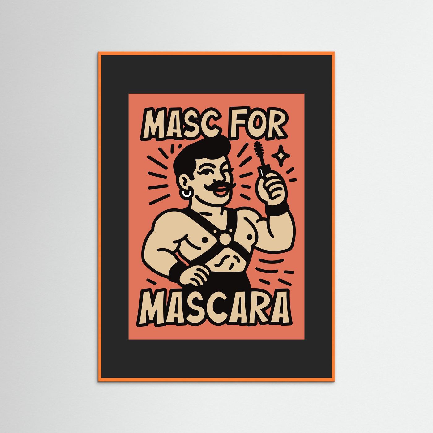 Masc for Mascara | Fine Art Paper
