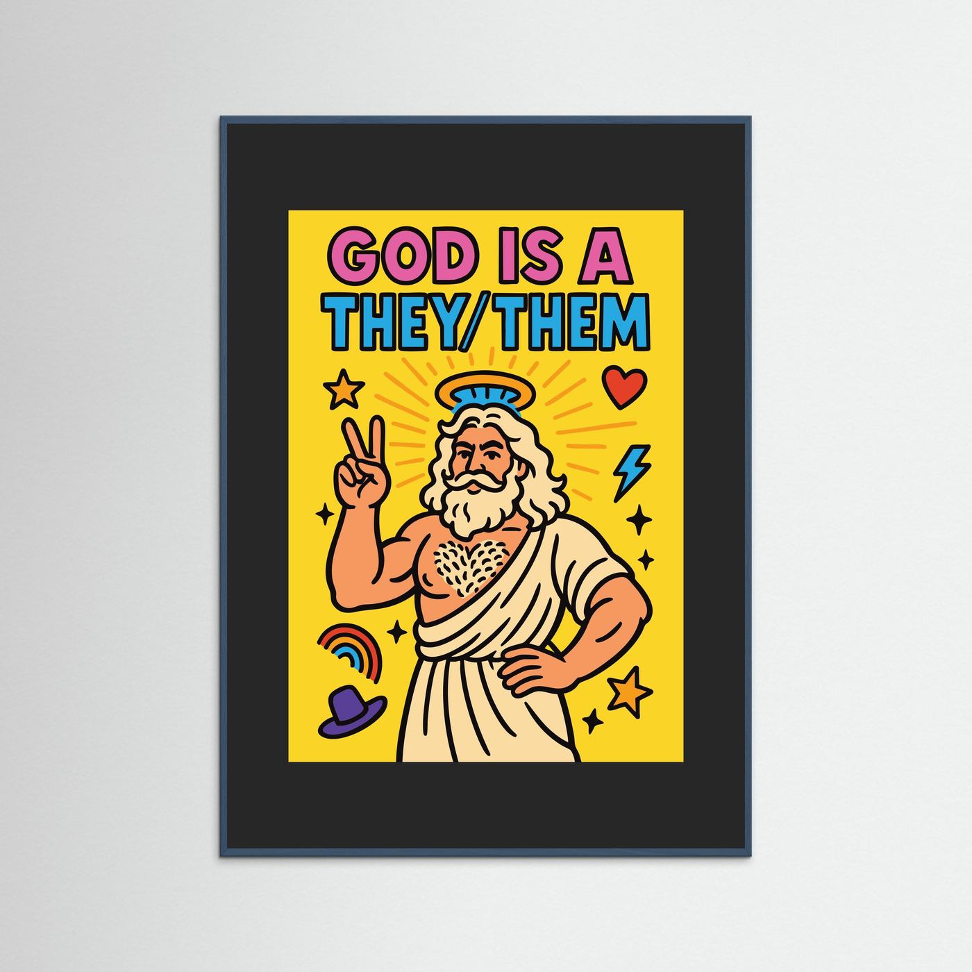 God is a They/Them | Fine Art Paper