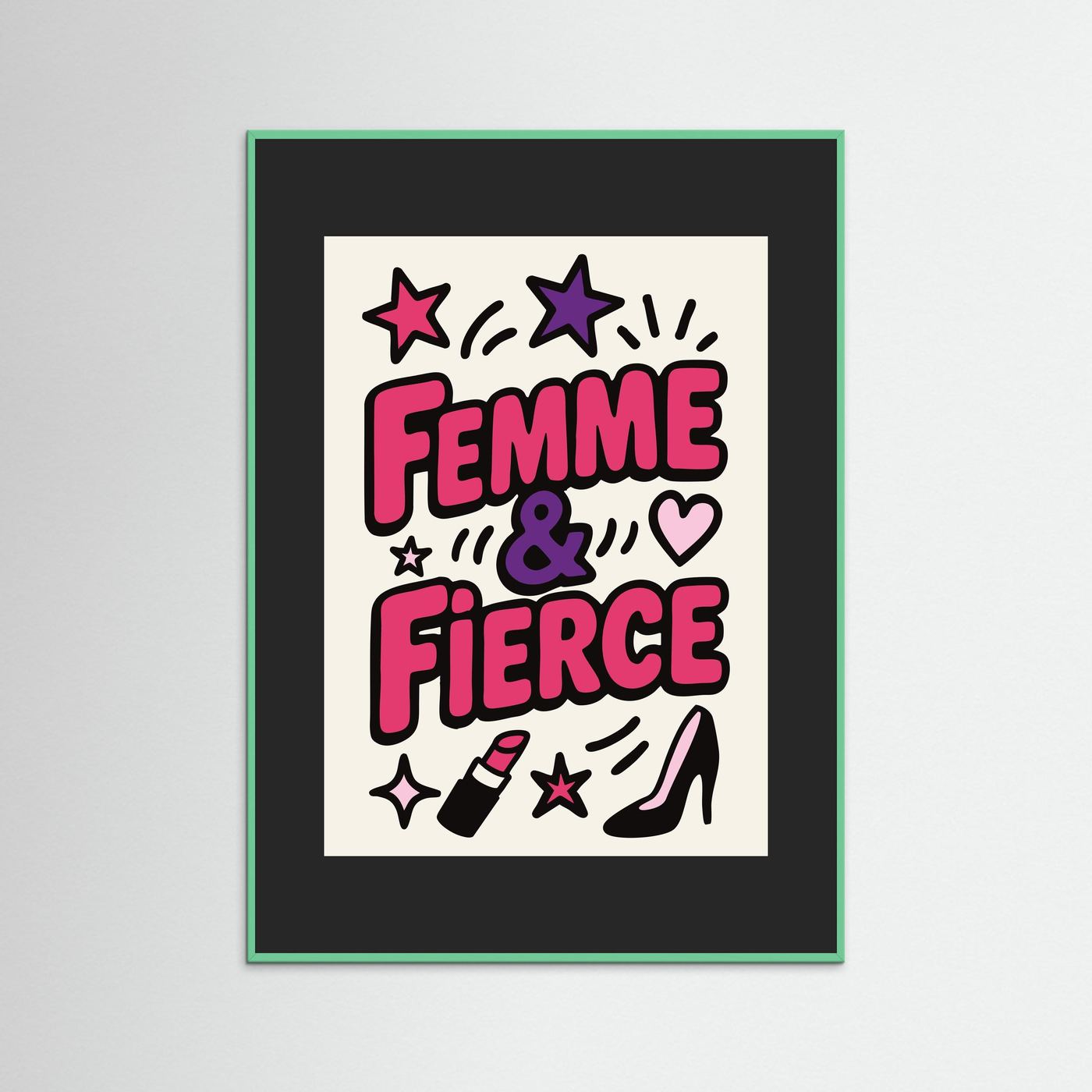Femme & Fierce | Fine Art Paper