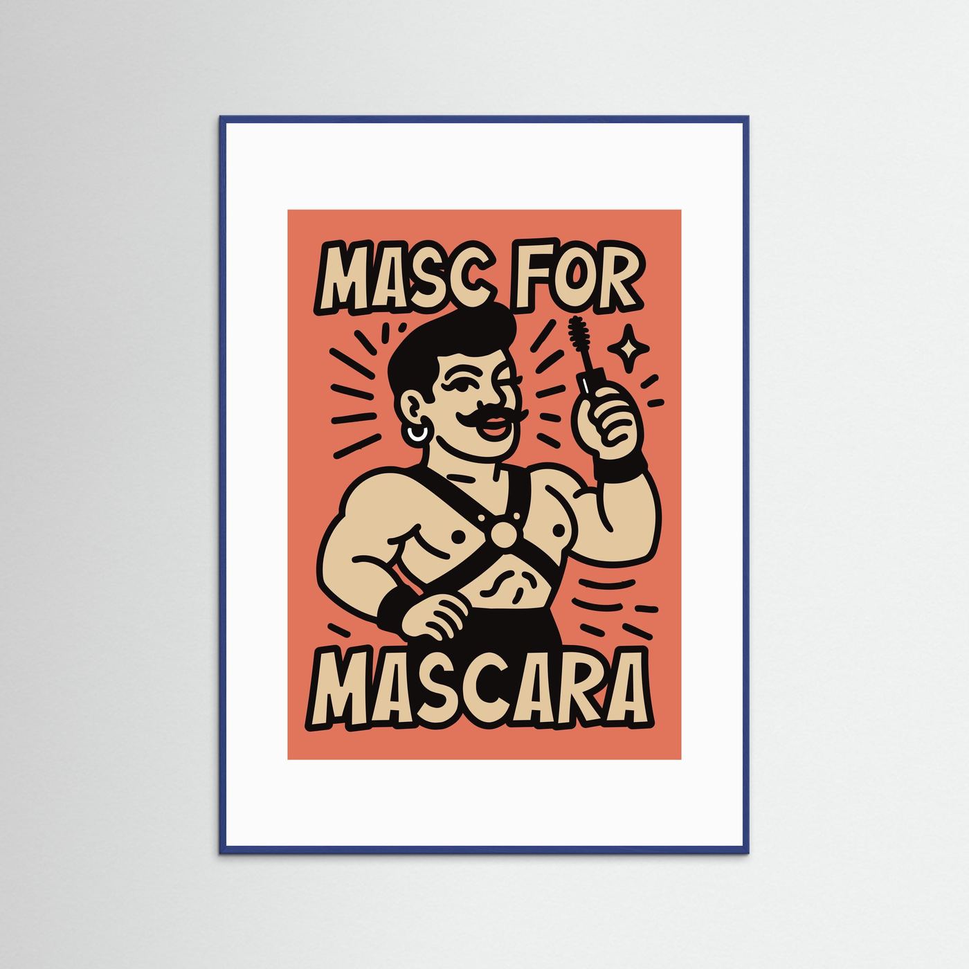Masc for Mascara | Fine Art Paper