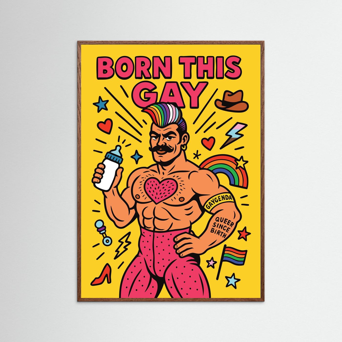 Born This Gay | Fine Art Paper