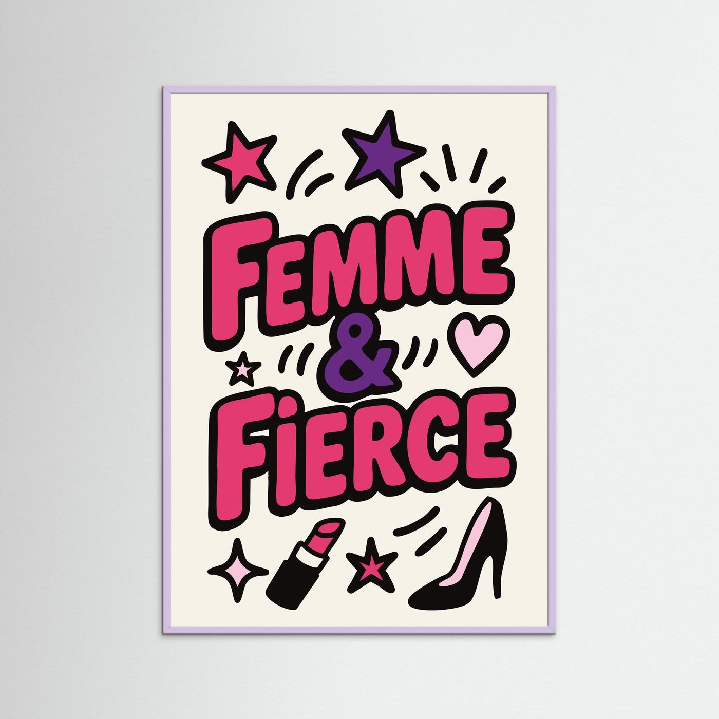 Femme & Fierce | Fine Art Paper