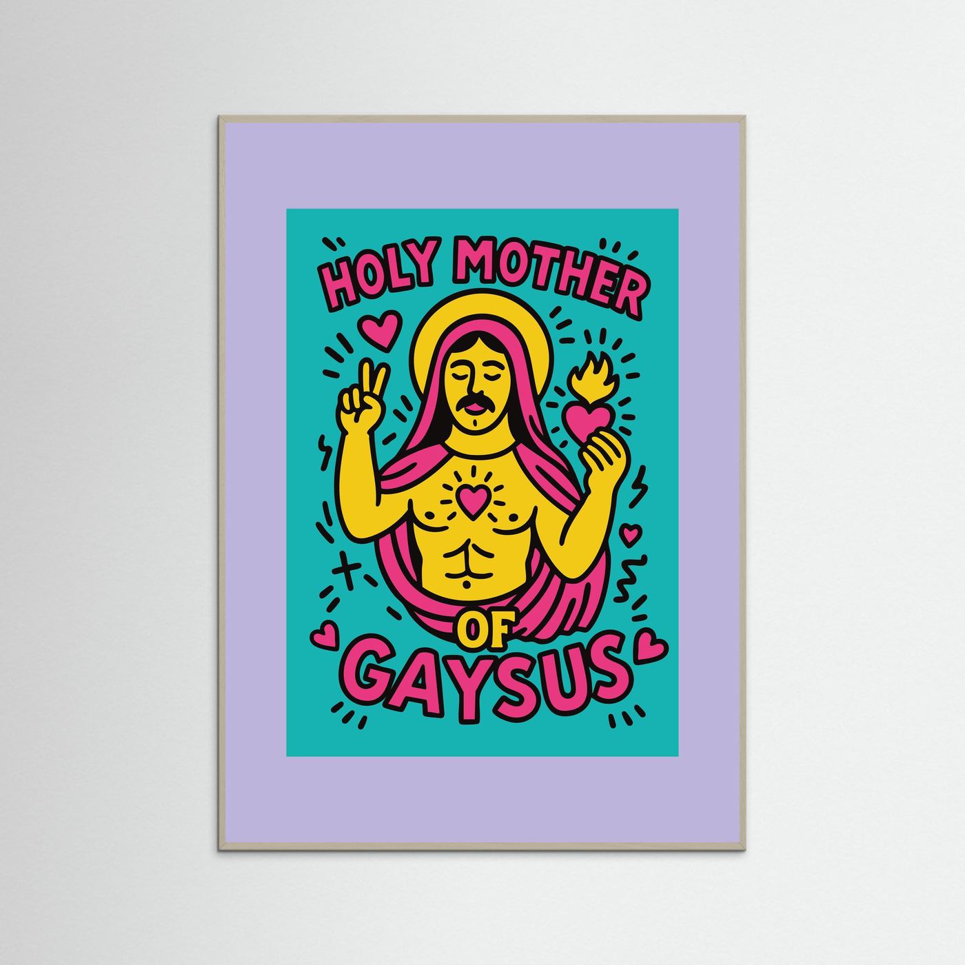 [] Holy Mother of Gaysus | Fine Art Paper