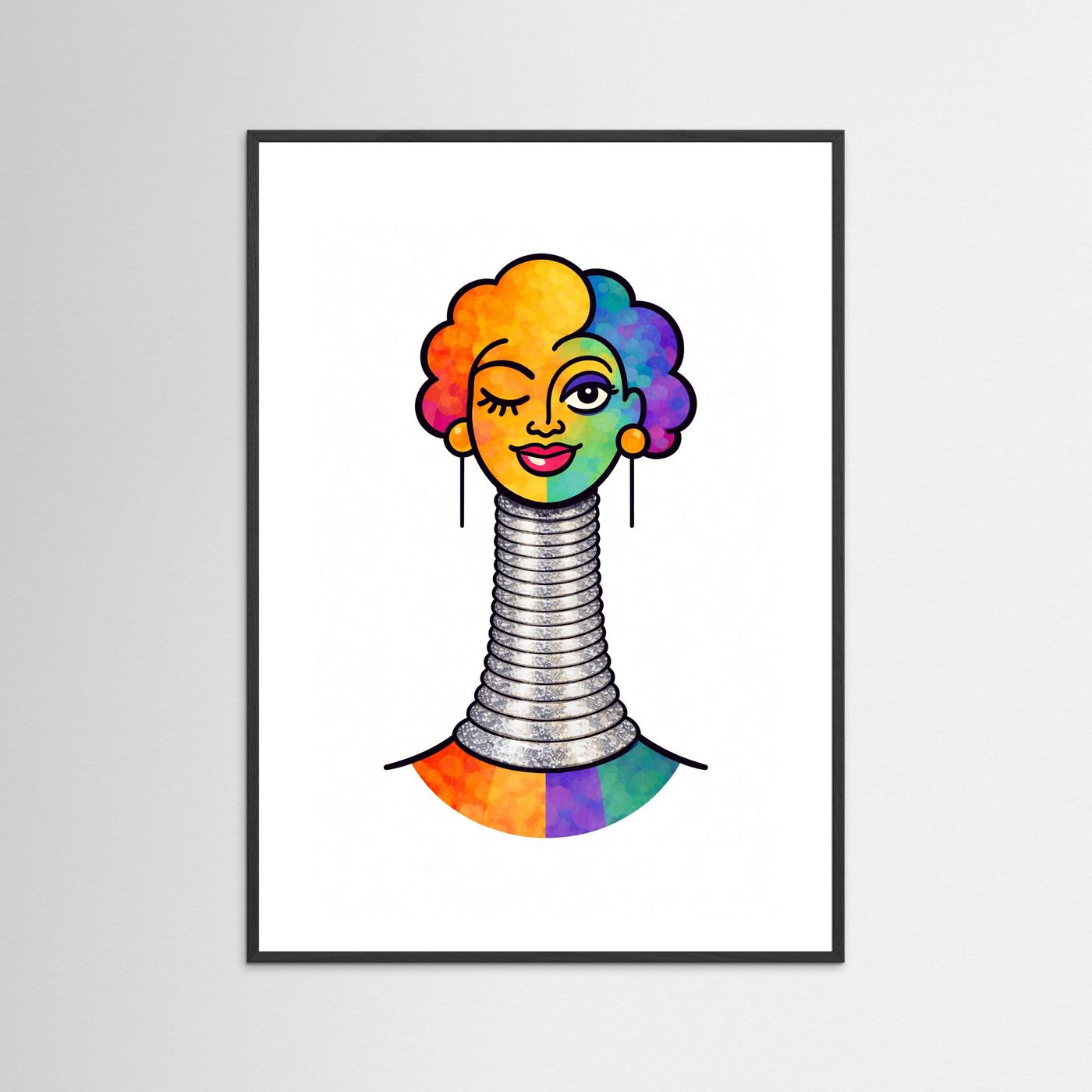 Adournment - Tryptich: Kayan | Fine Art Paper