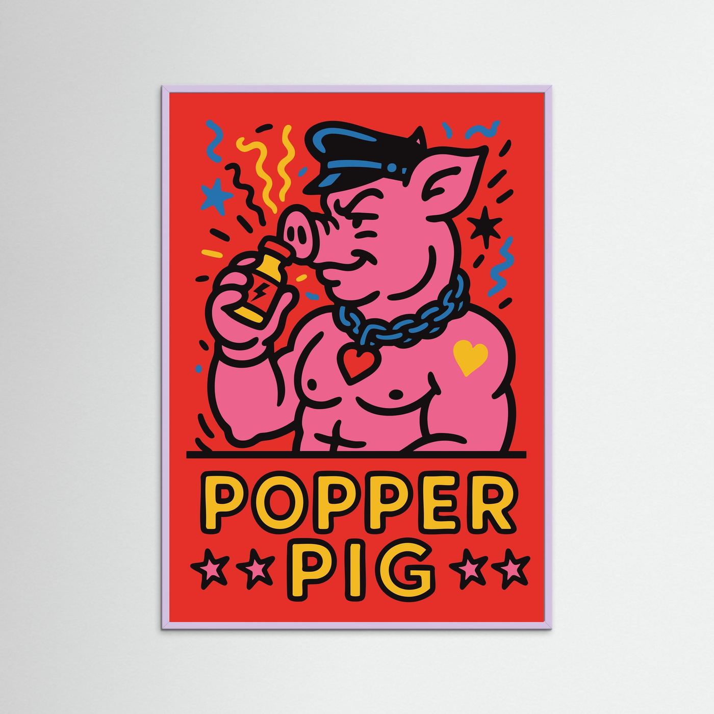 Popper Pig | Fine Art Paper