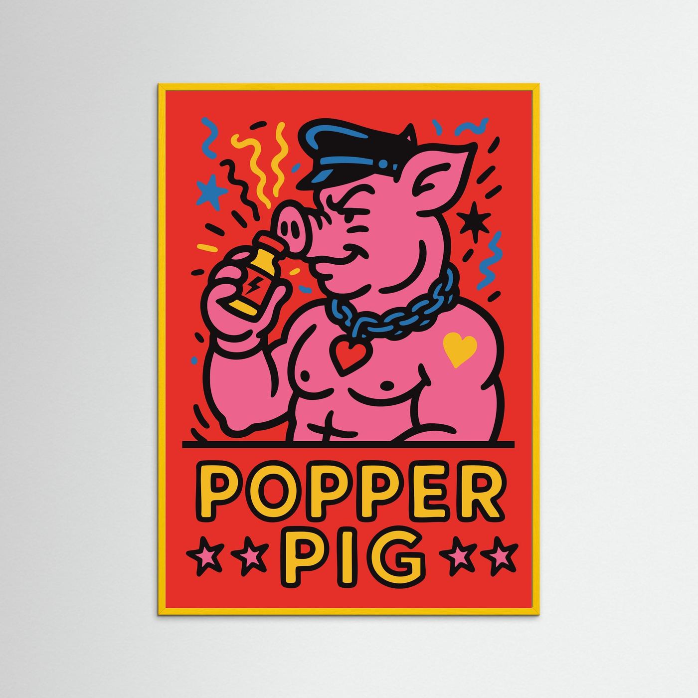 Popper Pig | Fine Art Paper