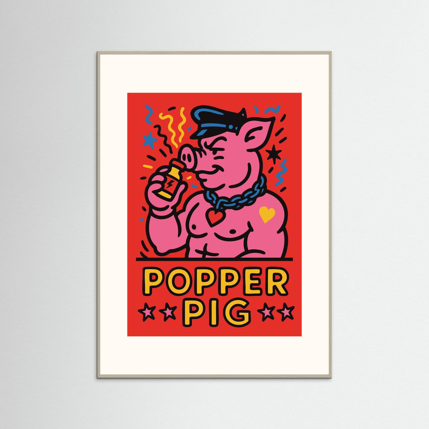 Popper Pig | Fine Art Paper
