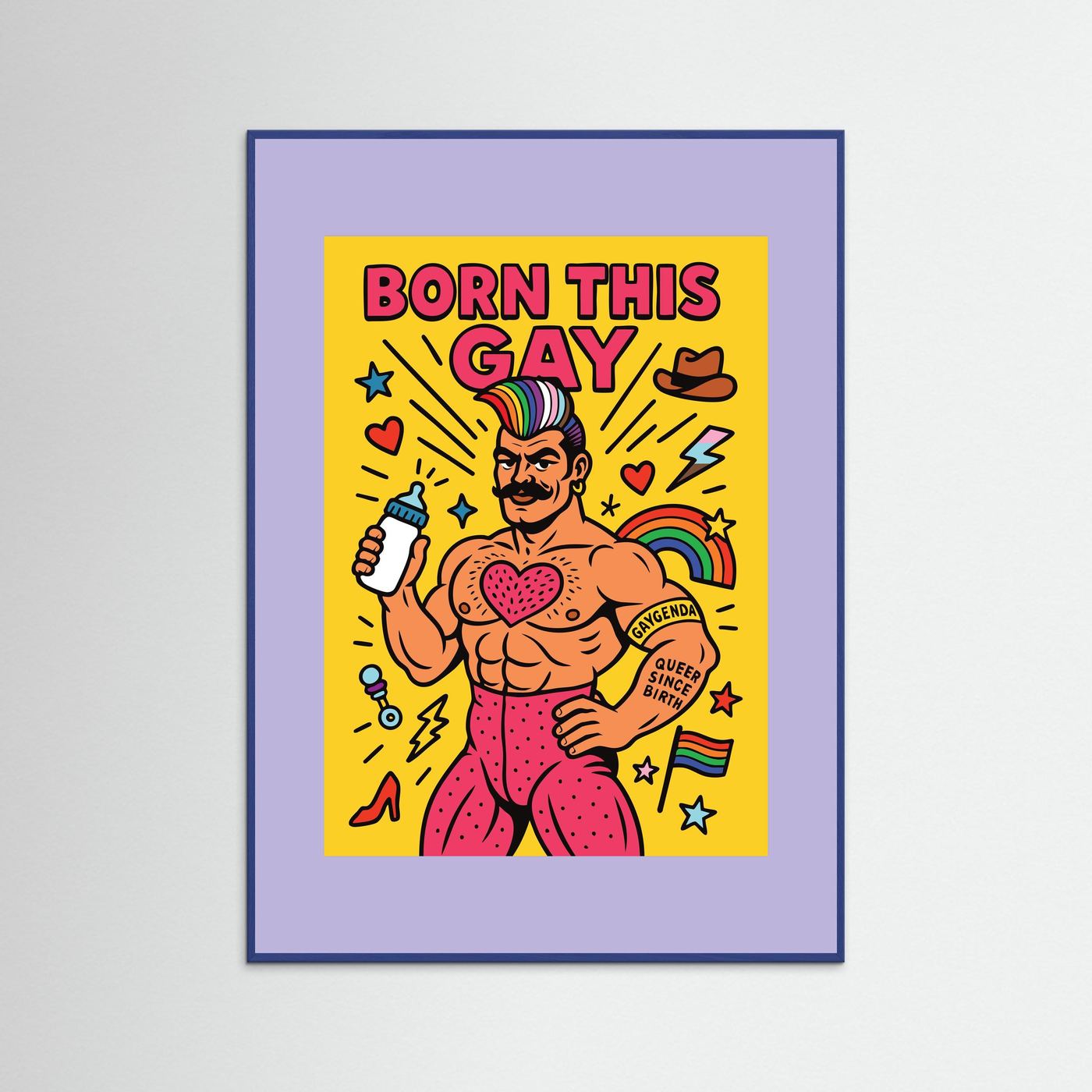Born This Gay | Fine Art Paper