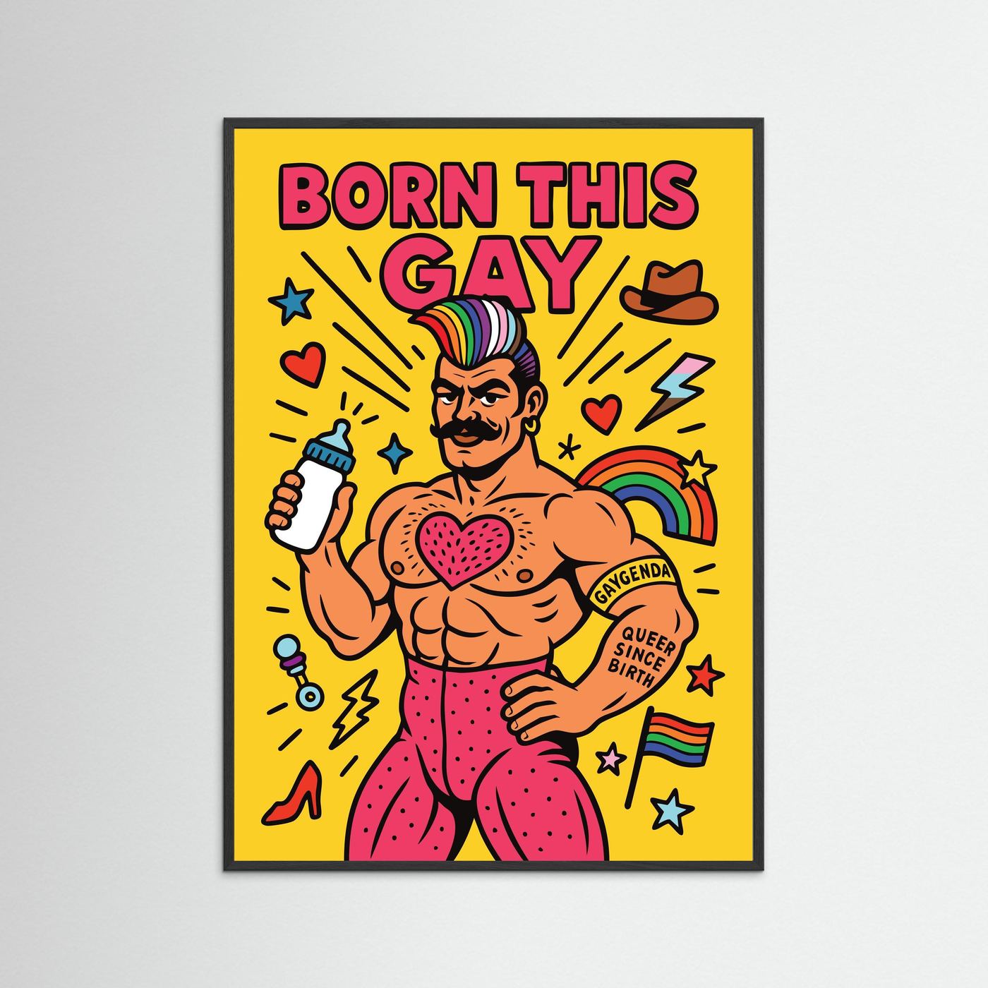 Born This Gay | Fine Art Paper