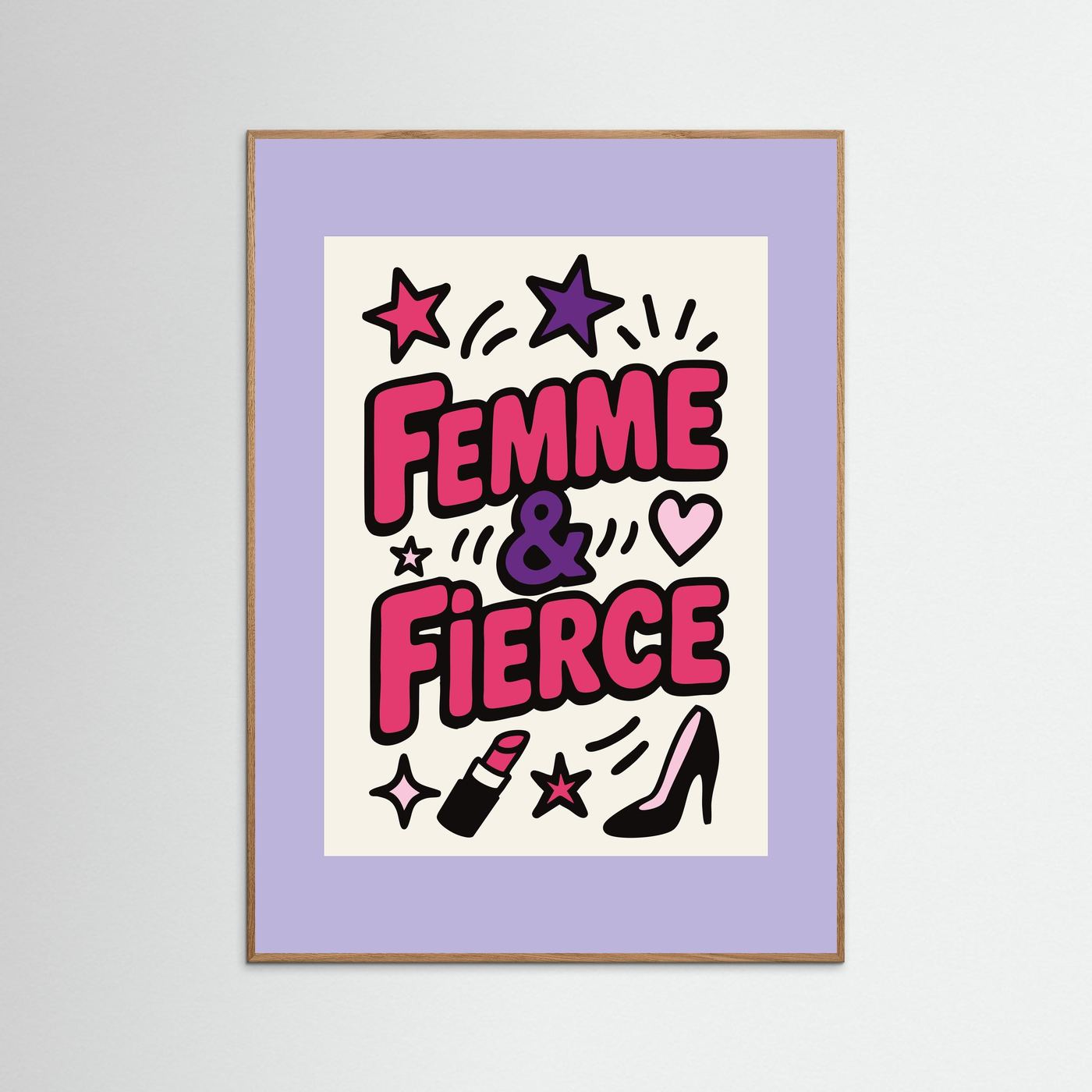 Femme & Fierce | Fine Art Paper