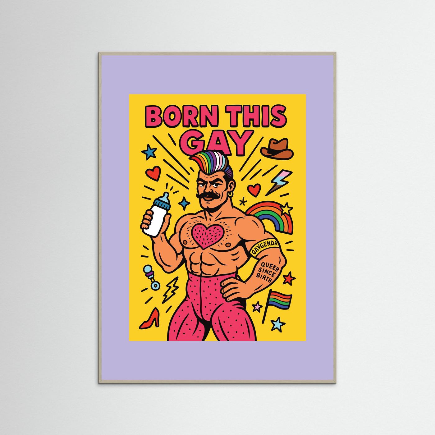 Born This Gay | Fine Art Paper