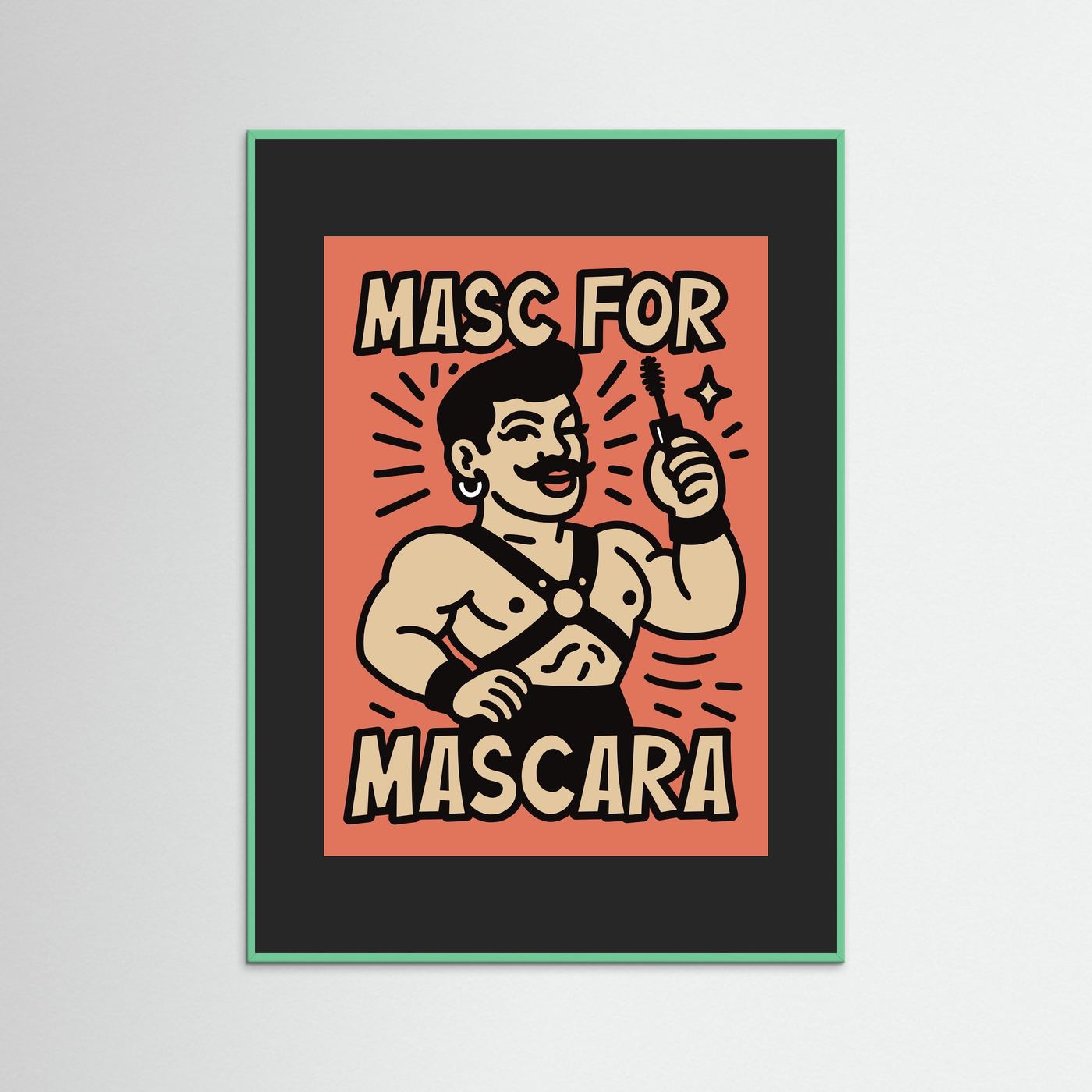 Masc for Mascara | Fine Art Paper