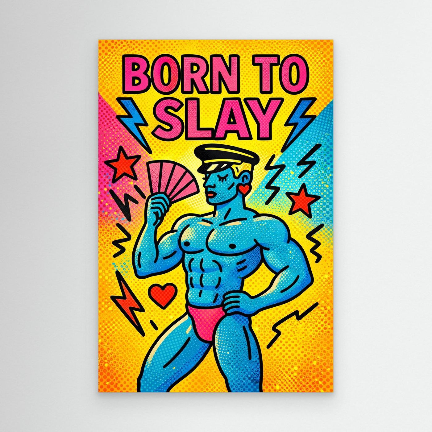 Born to Slay (Halftone Ver.) | Canvas