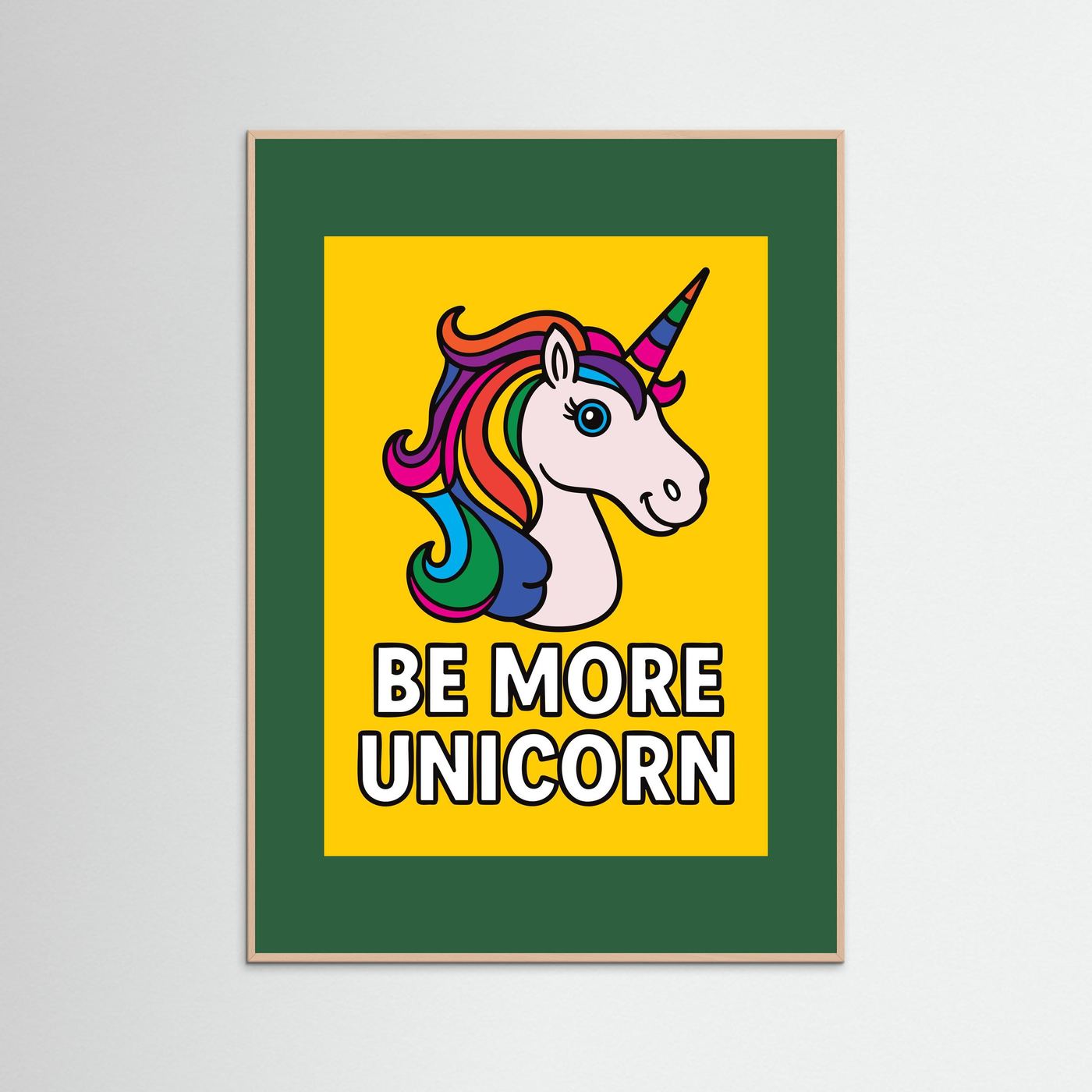 Be More Unicorn | Fine Art Paper