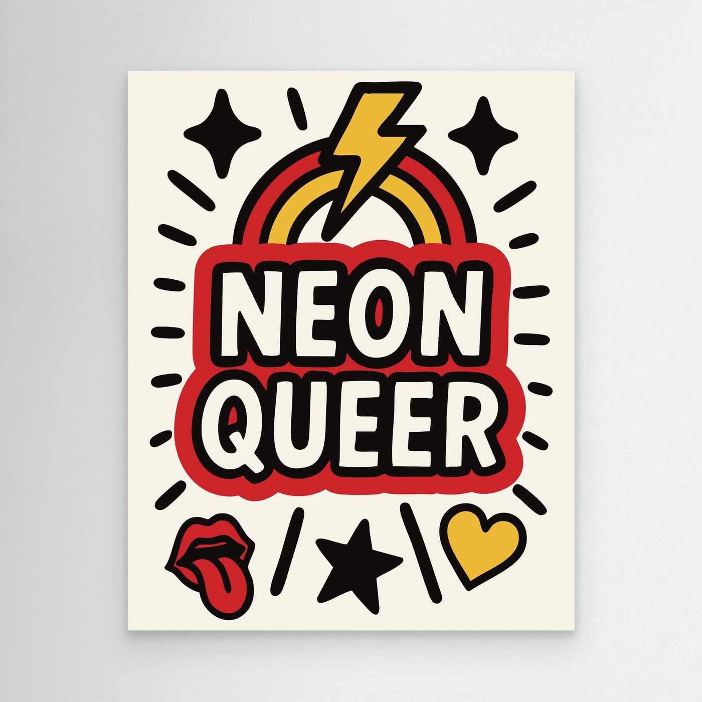NeonQueer Love in LED | Canvas