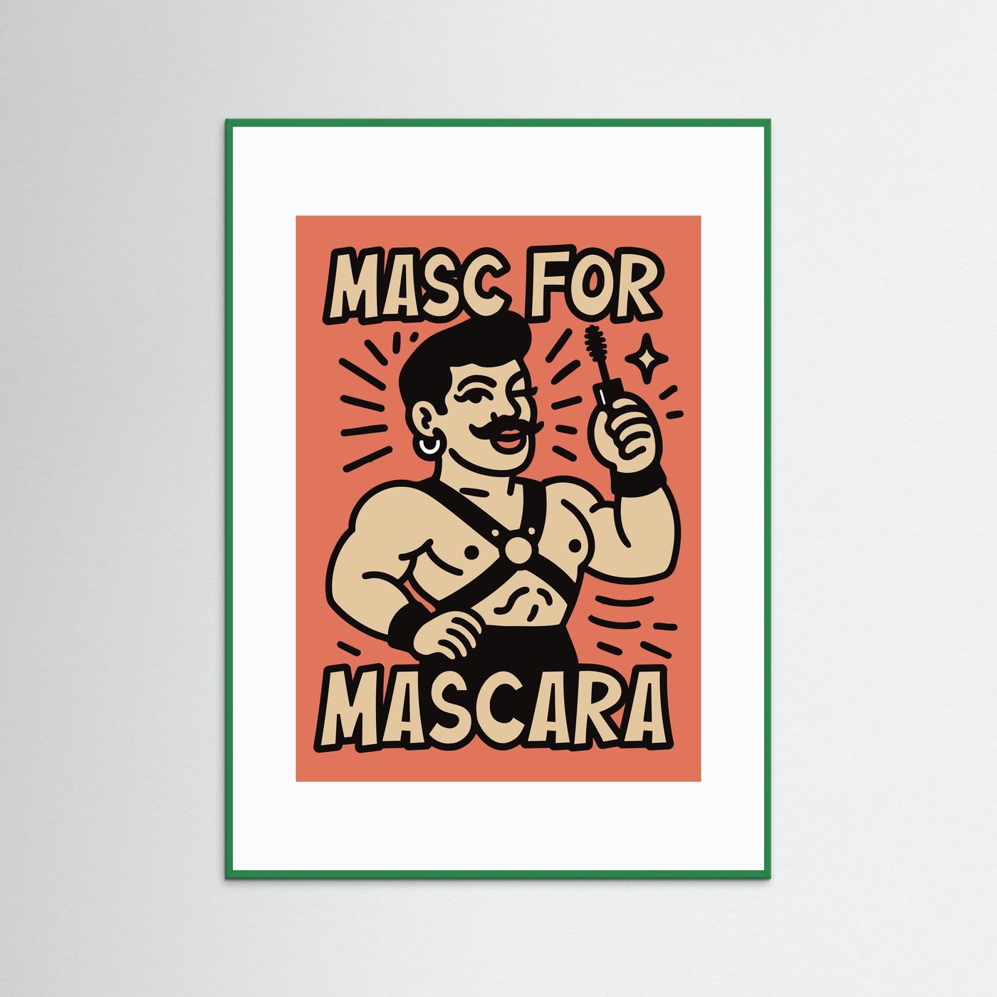 Masc for Mascara | Fine Art Paper
