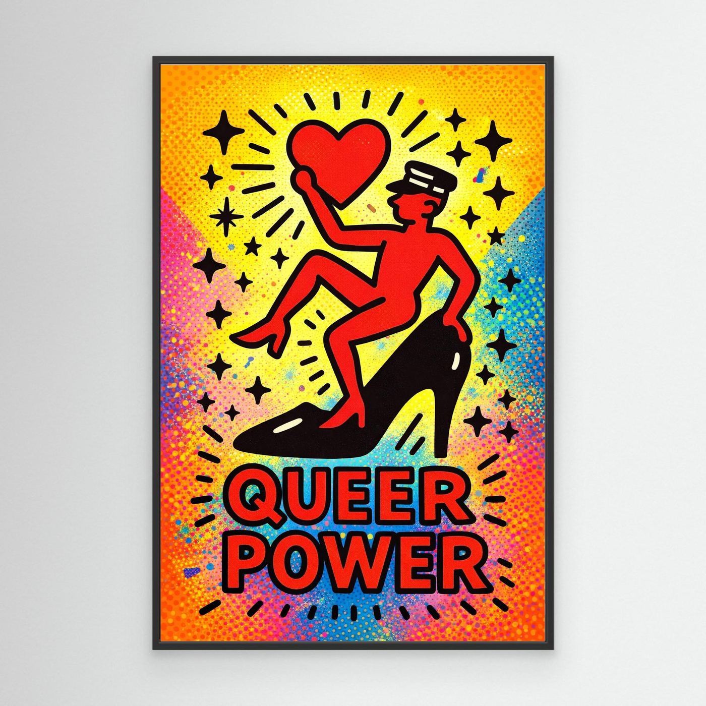 Queer Power (Halftone Ver.) | Canvas