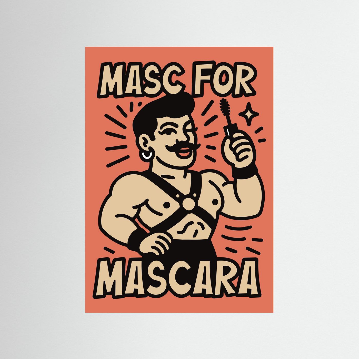 Masc for Mascara | Fine Art Paper