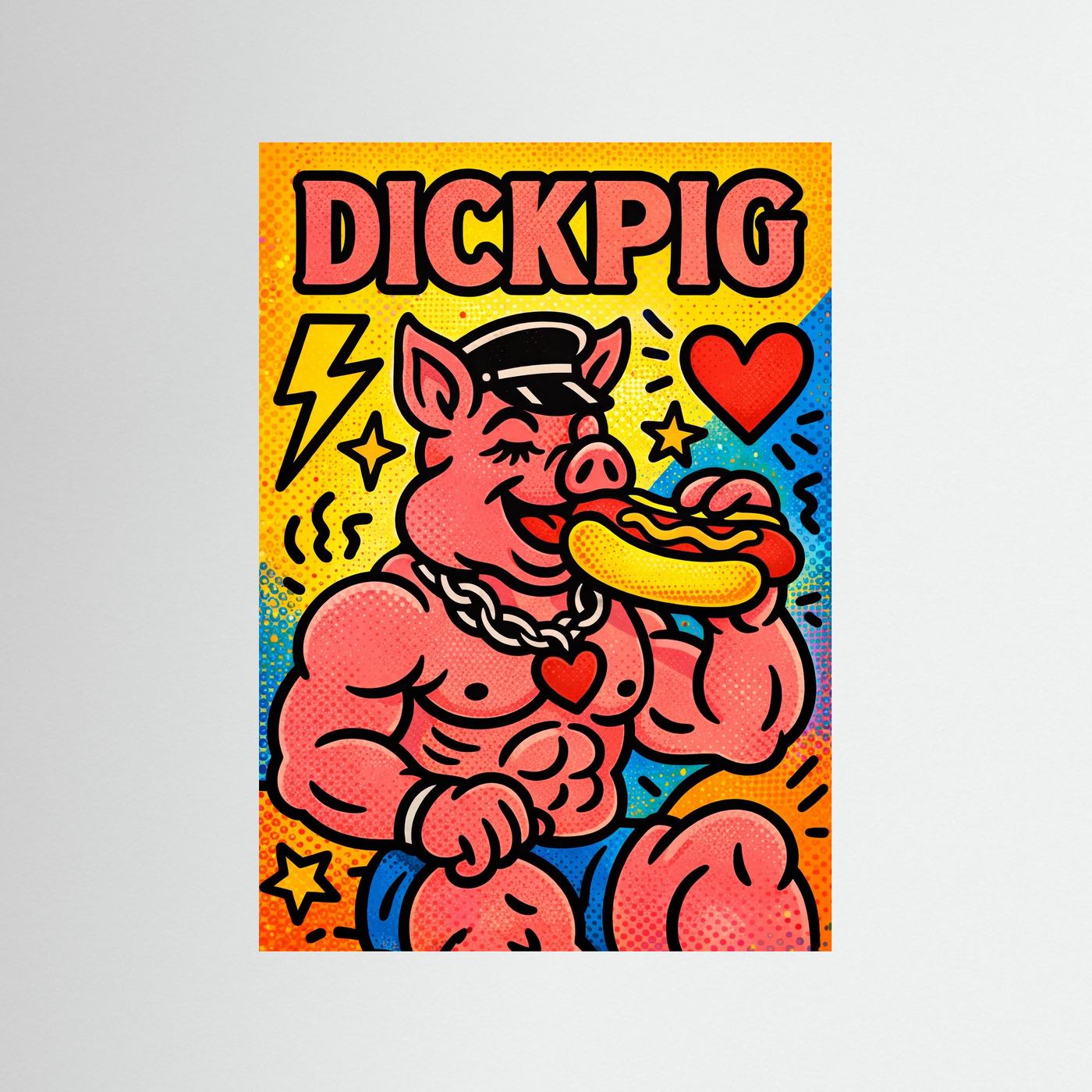 Dickpig (Halftone Ver.) | Fine Art Paper