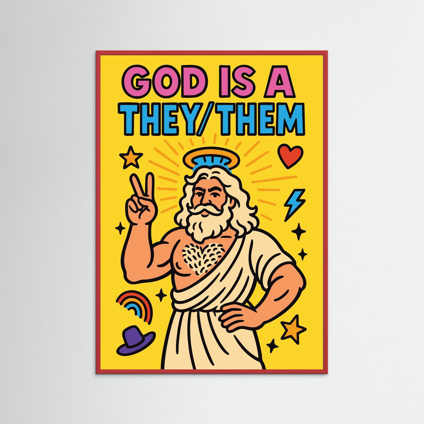 God is a They/Them | Fine Art Paper