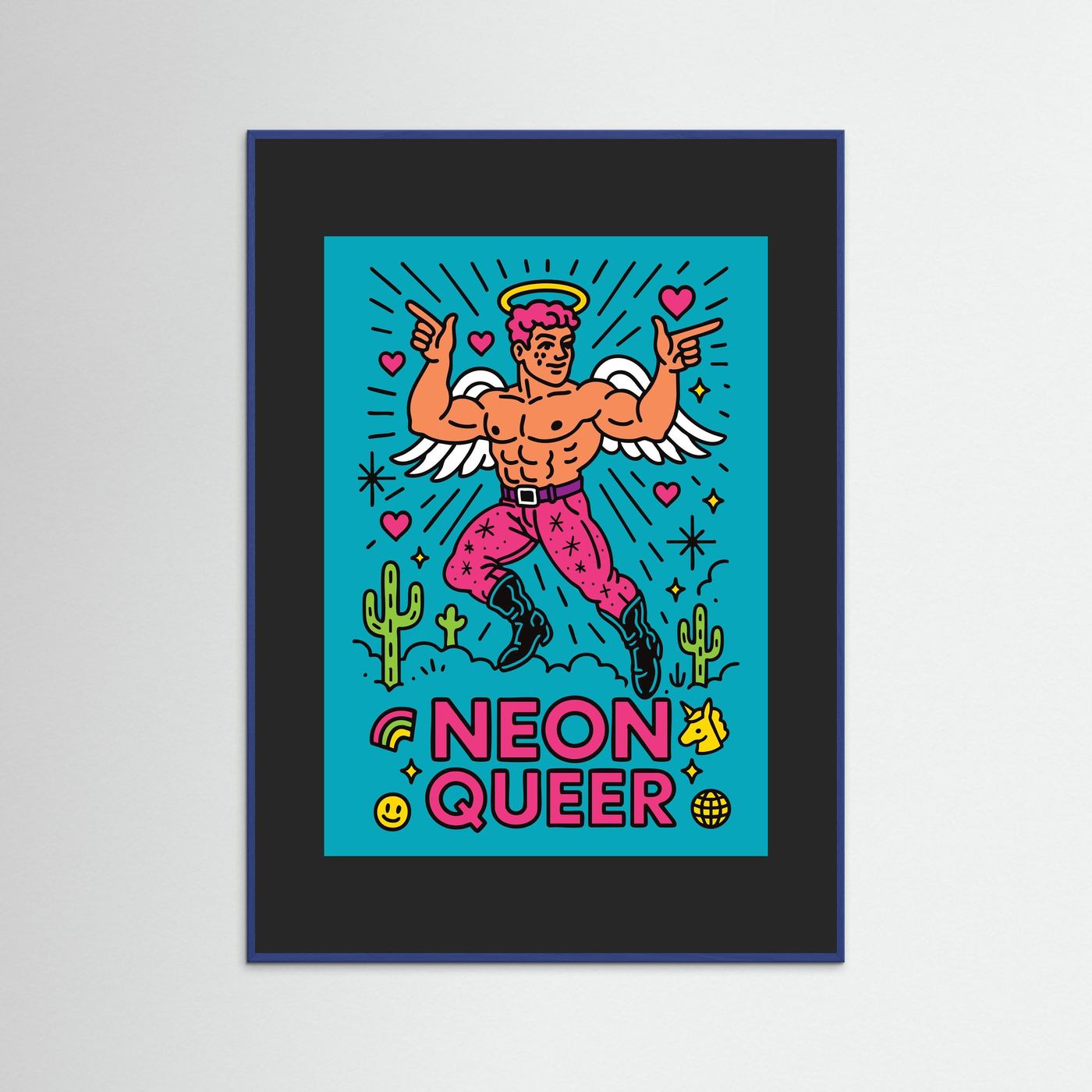NeonQueer Angel | Fine Art Paper