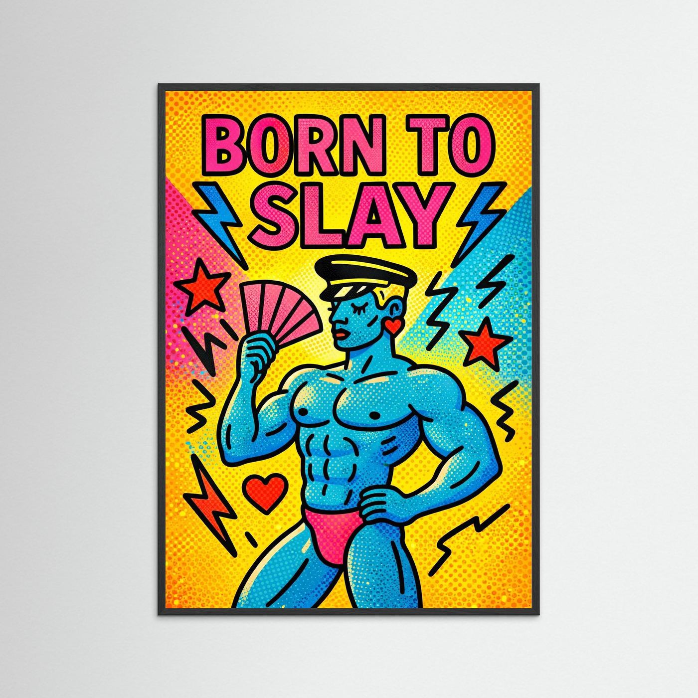 Born to Slay (Halftone Ver.) | Fine Art Paper