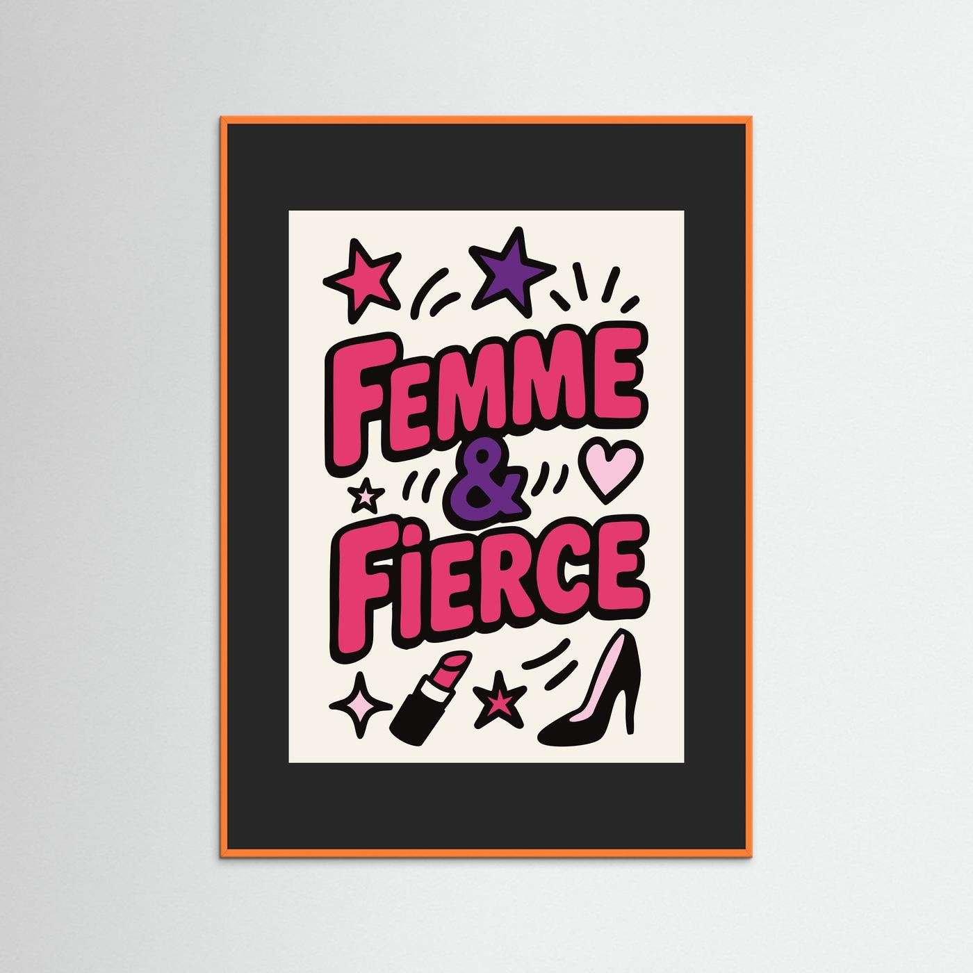 Femme & Fierce | Fine Art Paper