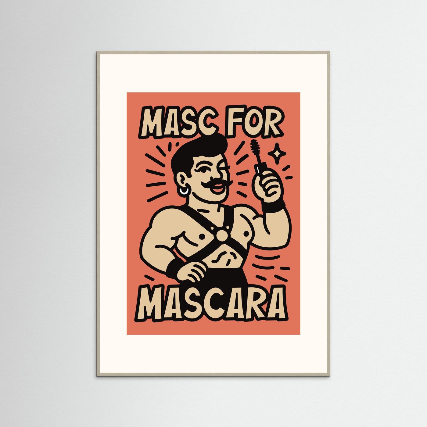 Masc for Mascara | Fine Art Paper