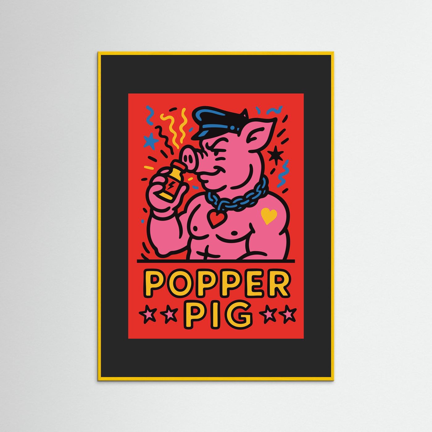 Popper Pig | Fine Art Paper