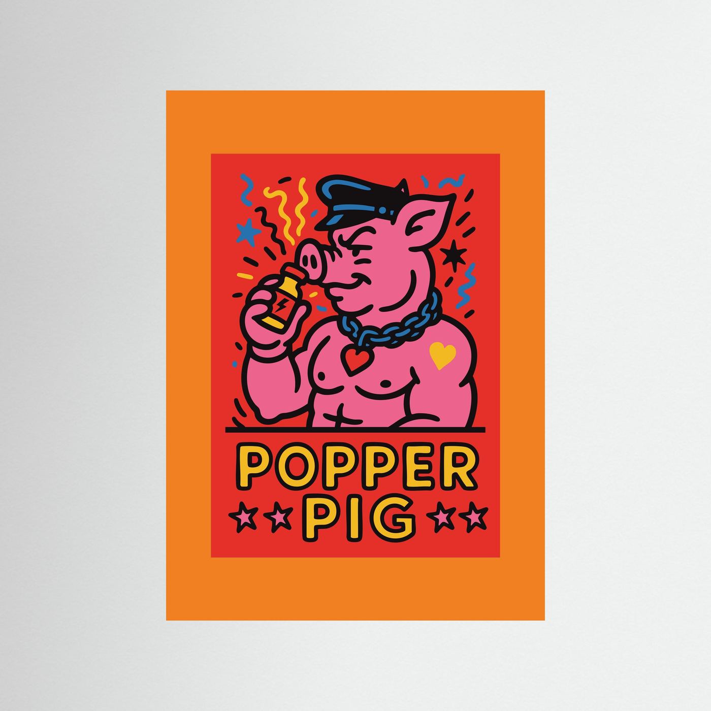 Popper Pig | Fine Art Paper