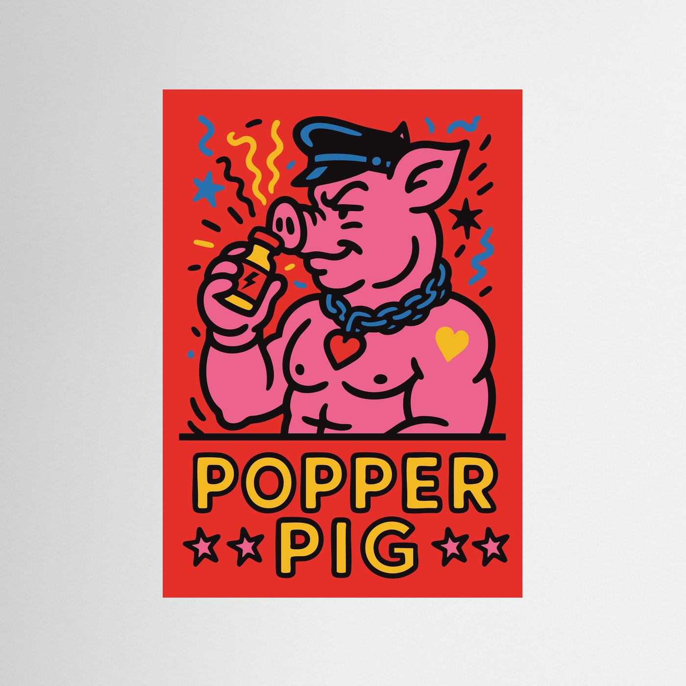 Popper Pig | Fine Art Paper