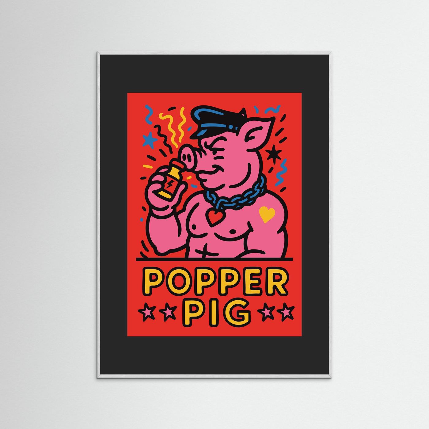 Popper Pig | Fine Art Paper