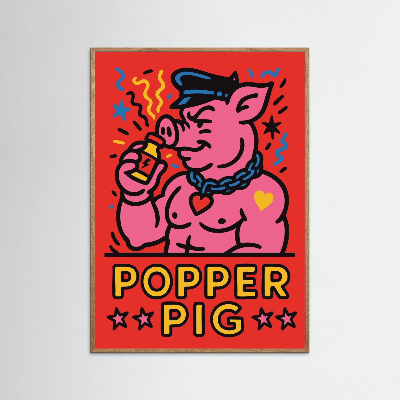 Popper Pig | Fine Art Paper