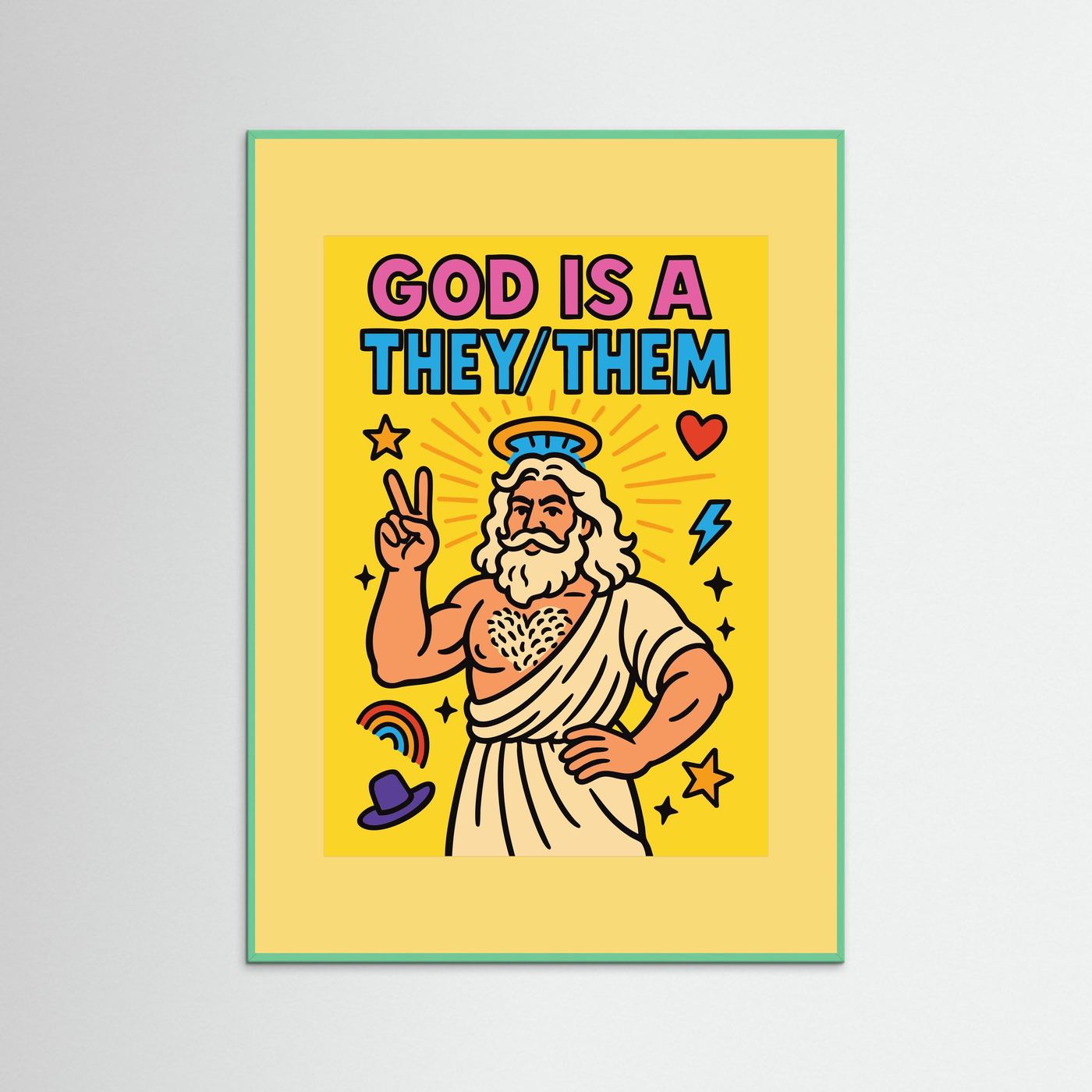 God is a They/Them | Fine Art Paper