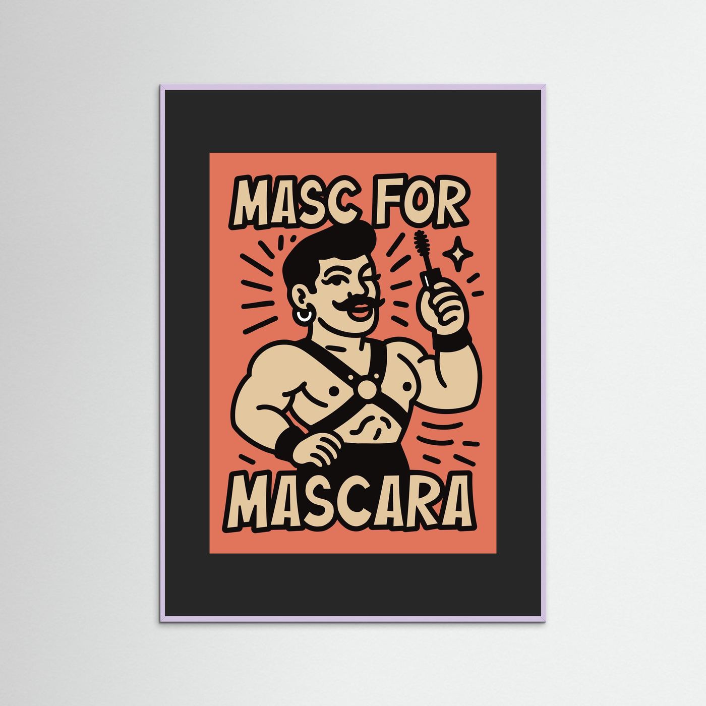 Masc for Mascara | Fine Art Paper