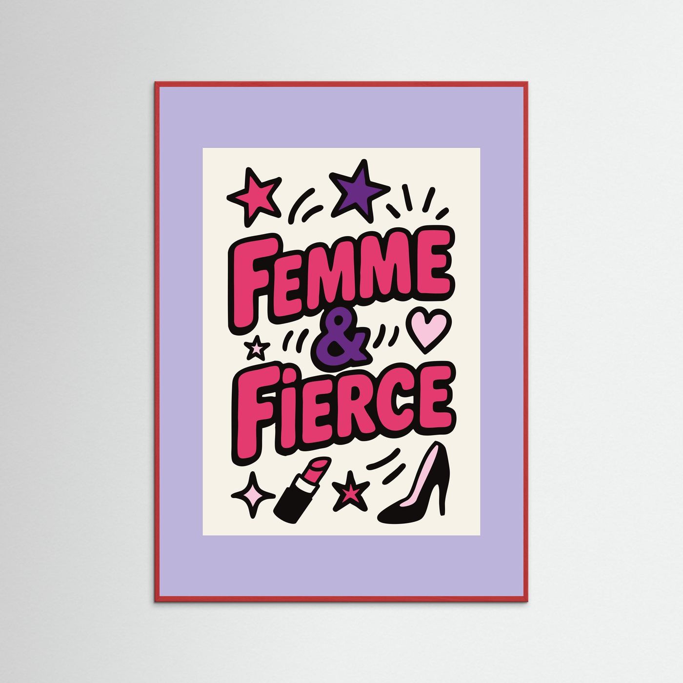 Femme & Fierce | Fine Art Paper