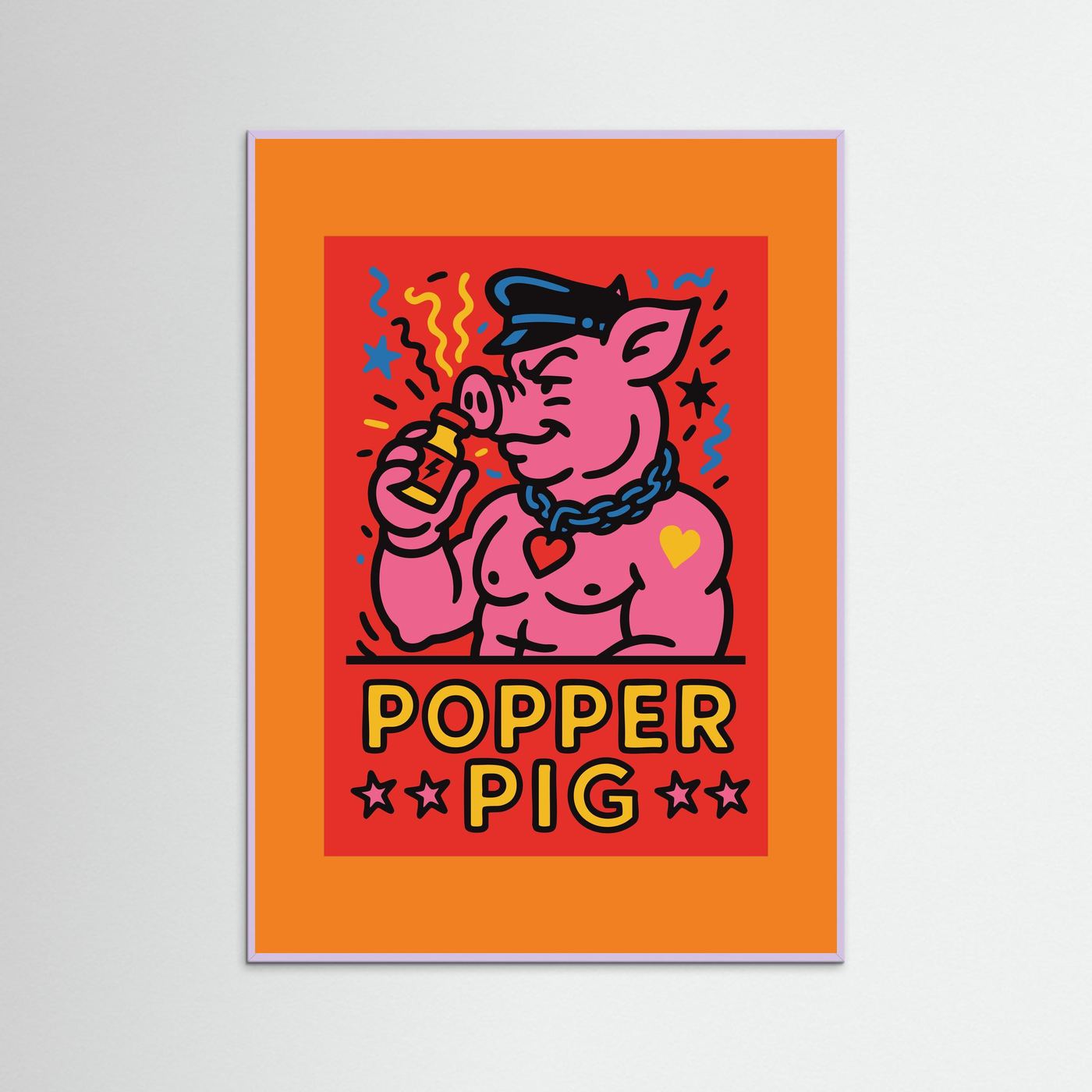 Popper Pig | Fine Art Paper