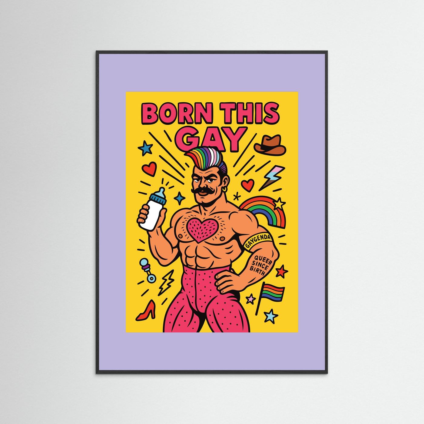 Born This Gay | Fine Art Paper