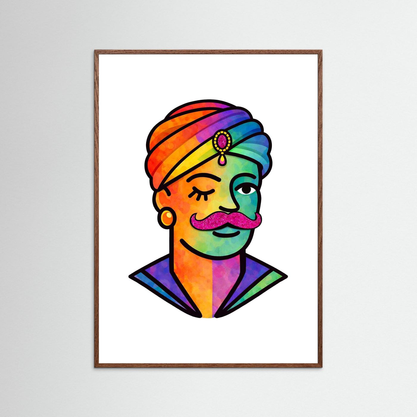 Proud Portraits: Turban Chic | Fine Art Paper