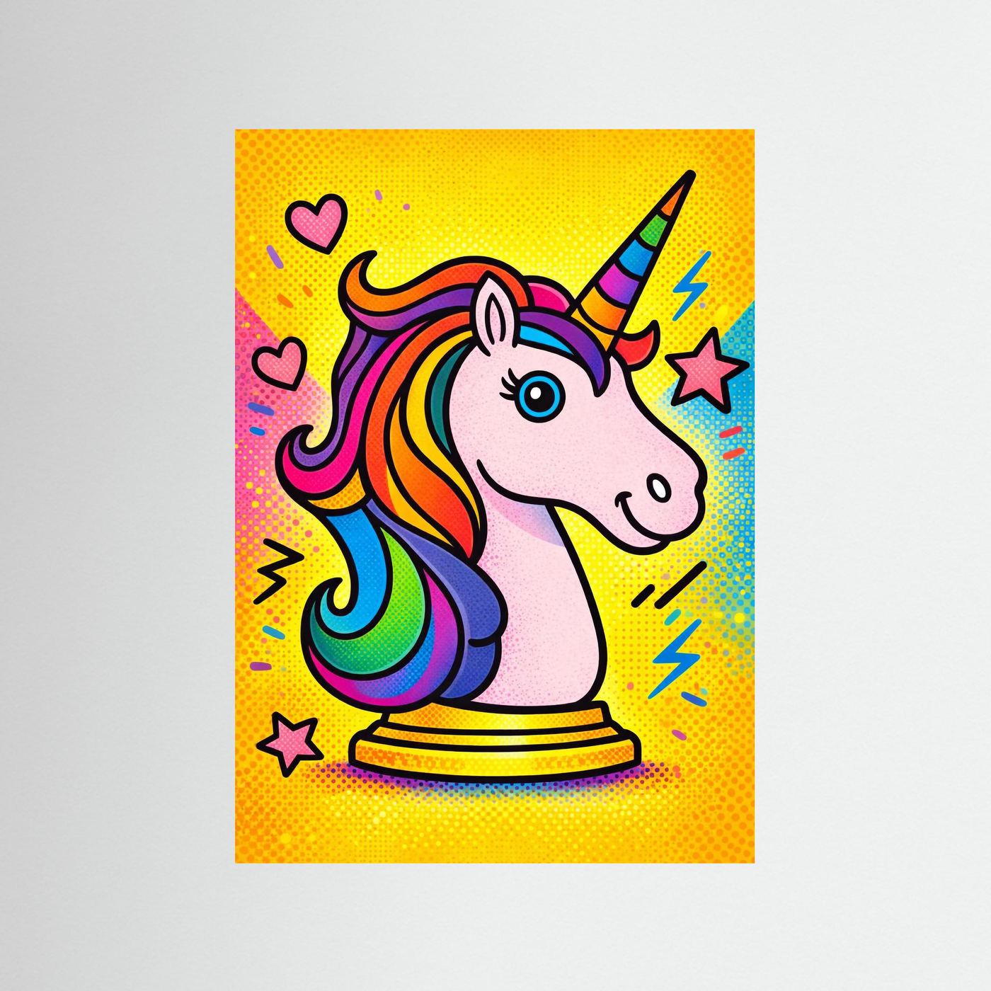 Be More Unicorn (Halftone Ver.) | Fine Art Paper