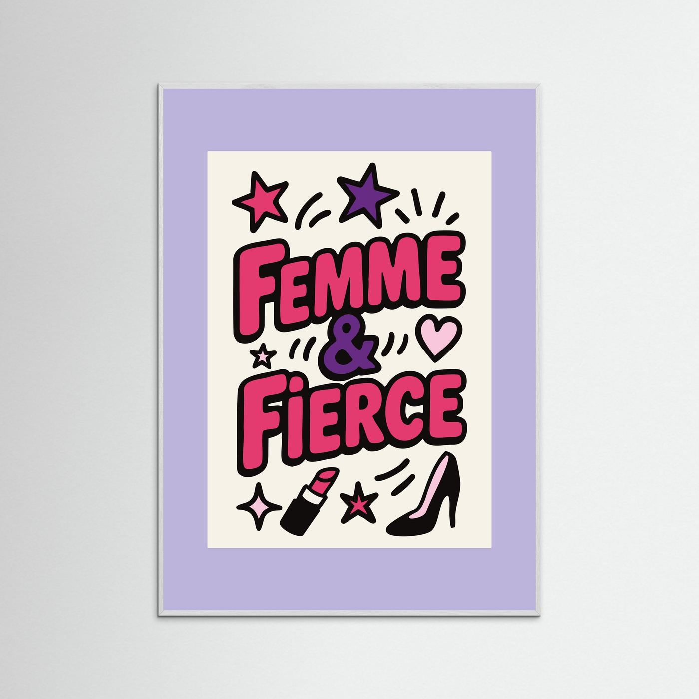 Femme & Fierce | Fine Art Paper
